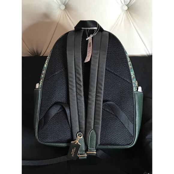 Coach Women's Court Backpack (Monogram Green) - Picture 7 of 15